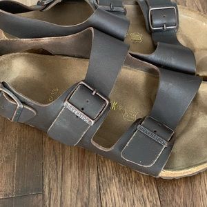 Birkenstock Milano Brown Leather